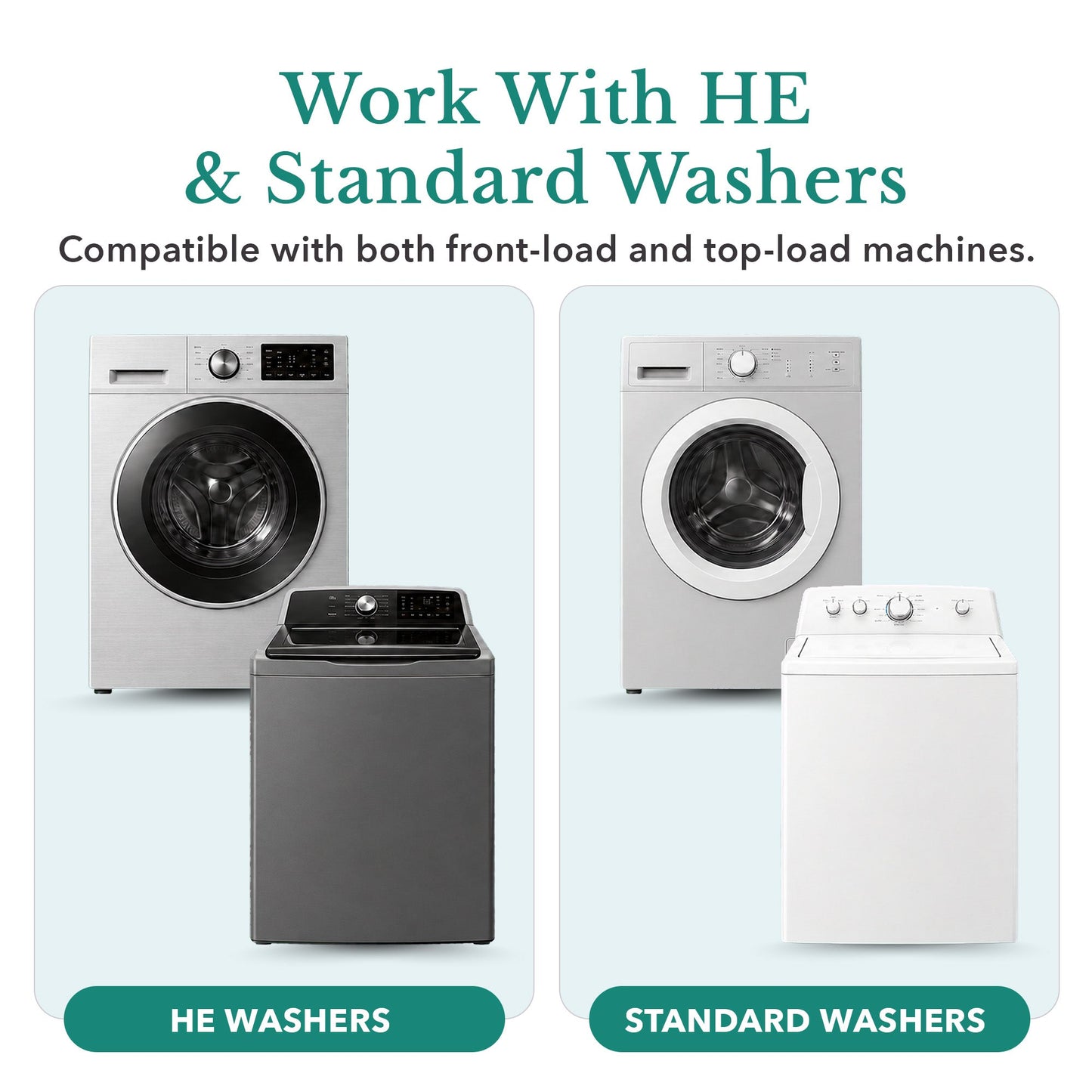 JH HomeCare Washing Machine Cleaner Tablets – 8 Count